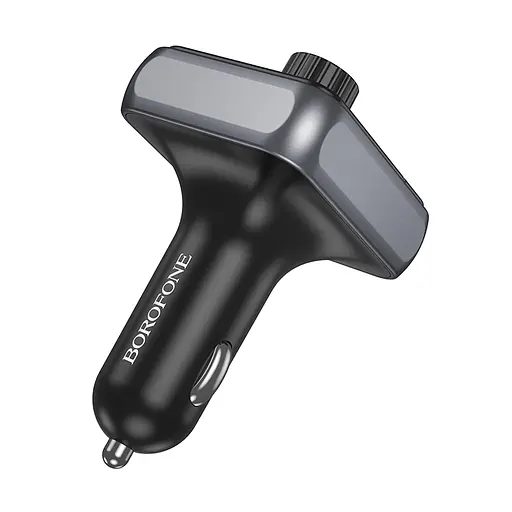 АЗП з FM-модулятором BOROFONE BC50 Ascenso PD20W+QC3.0 car BT FM transmitter Black - фото 5
