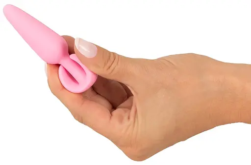 Анальна пробка Cuties Mini Butt Plug 8.4 см (рожевий) - фото 6