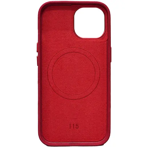 Чехол Epik Denim with MagSafe для Apple iPhone 15, 6.1 Red - фото 3
