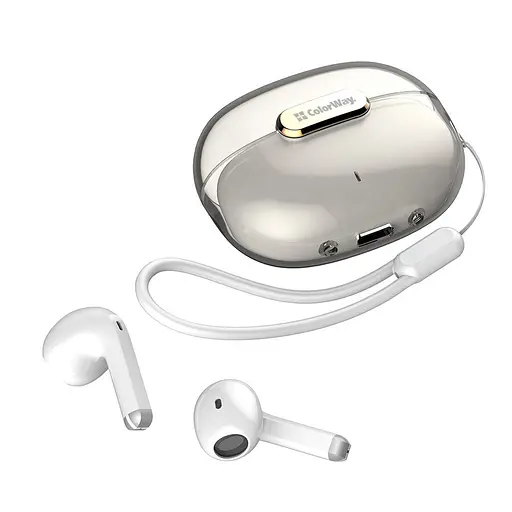 Навушники ColorWay Slim TWS-2 Earbuds White (CW-TWS2WT) - фото 4