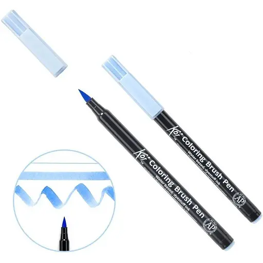 Маркер-пензель акварельний KOI Небесно-блакитний світлий (237) Sakura