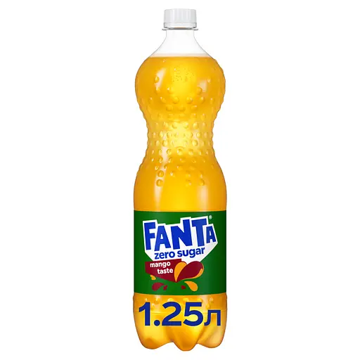 Напій соковмісний Fanta Zero Sugar Манго 1.25 л (937808) - фото 2