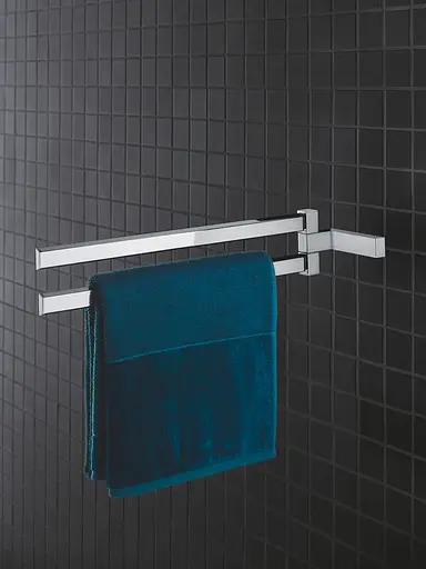 Тримач для рушника подвійний Grohe Selection Cube 40768000 Хром - фото 3