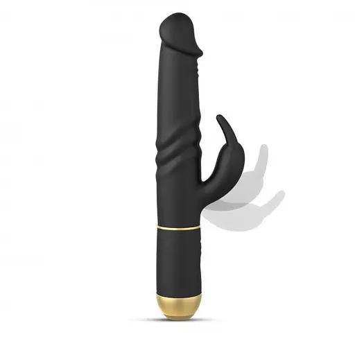 Вібратор-кролик Dorcel Furious 2.0 27 см чорний - фото 5