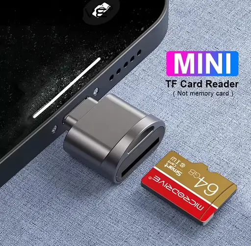Адаптер для читання Micro TF SD-карт, конвертер для Iphone Ipad OTG в Micro SD - фото 12