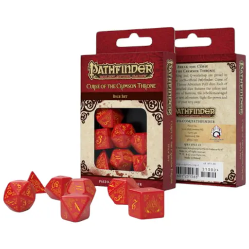 Набір кубиків Pathfinder Curse of the Crimson Throne Dice Set , 7 шт. (SPAT23)
