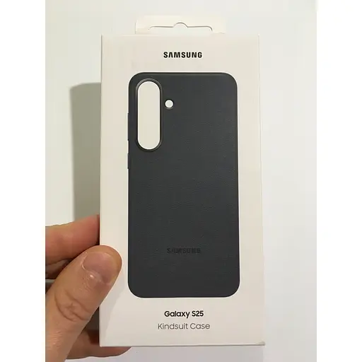 Оригинальный противоударный кожаный чехол Kindsuit Case для Samsung Galaxy S25 (6.2") Black EF-VS931PBEGWW - фото 2