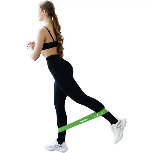 Резинка для фитнеса York Fitness Light, зеленый - фото 6