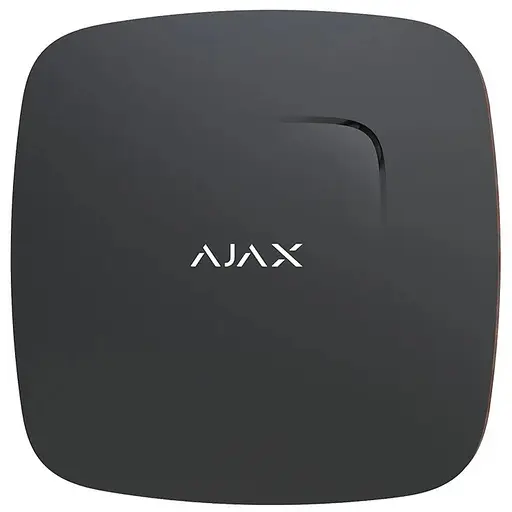 Бездротовий датчик детектування диму Ajax FireProtect black