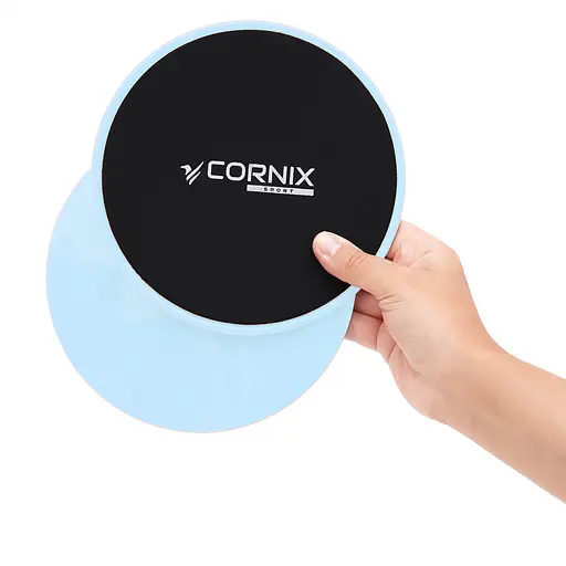 Диски-слайдеры Cornix Sliding Disc для скольжения (глайдинга) 2 шт XR-0179 Sky Blue - фото 3