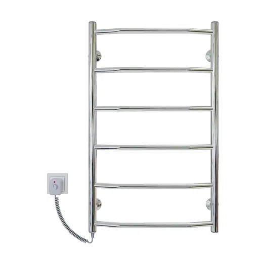 Электрический полотенцесушитель Kosser Трапеция 800x500/6 EL рег. ДТ10EL, Хром, Левое - фото 2