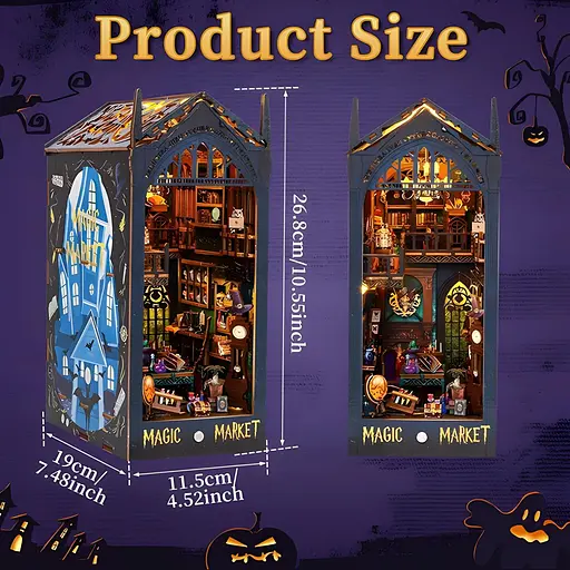 3D конструктор Бук Нук Magic Market своїми руками, світлові ефекти - фото 4