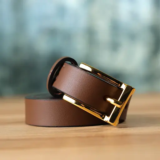 Ремінь шкіряний Grande Pelle для жінок 120х2 см модний вузький acs0029635 - фото 8