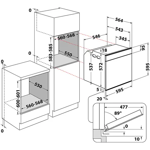 Духова шафа Whirlpool з термощупом W64PS1OM4P - фото 7