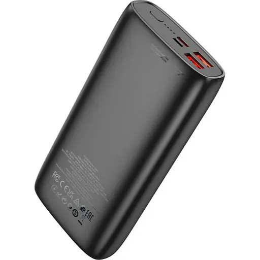 Зовнішній акумулятор Hoco Respect J122A 20000mAh 22.5W Black (612630) [110906] - фото 5