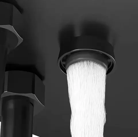 Душовя система Rea Rob з термостатом і виливом nikiel brushed REA-P6624, Нікель - фото 3