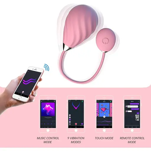 Смарт-віброяйце Magic Motion Sundae Pink - фото 2