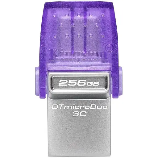 USB 3.2 Flash Drive 256Gb Kingston DataTraveler microDuo 3C Type-A/Type-C, 200Mb/s (DTDUO3CG3/256GB)