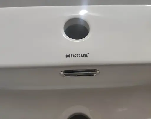 Умивальник підвісний Mixxus Premium Quadro-0205 410x360x130 мм з отвором під змішувач MP6508, Білий - фото 4