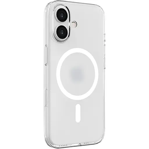 Чехол iLera GlassCase + Camera Button with MagSafe для Apple iPhone 17 Frosted ILGlCFrCb17 (150405)