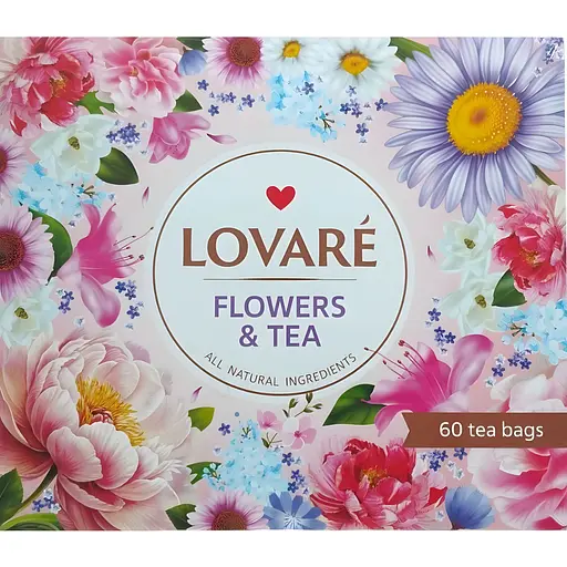 Чай чорний Lovare Портфельчик 12 видів 60 шт. х 2 г (659005)