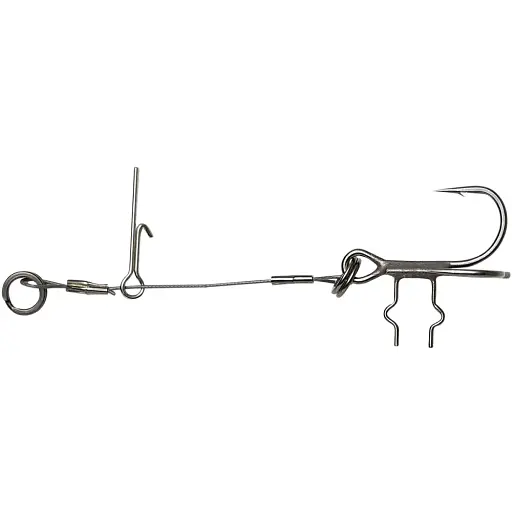 Оснастка Savage Gear Carbon49 T-Treble Spike Stingers #2/0 (2 шт/уп.) - фото 1