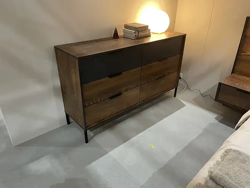 Комод Perfect Home Милтон / Milton с 6 ящиками 6S/138 Каштан/антрацит (PFH-091081) - фото 8