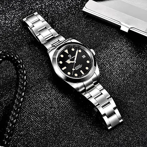 Наручные часы мужские PD-1716 Silver-Black Pagani Design acs0031114 - фото 2