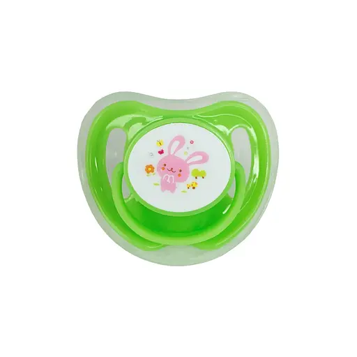 Пустышка силиконовая круглая MGZ-0516(Green) с колпачком - фото 2