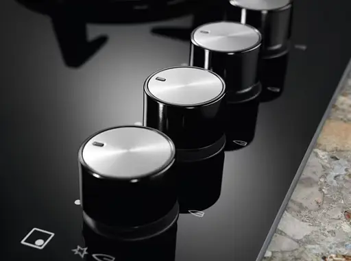 Варочная поверхность газовая на стекле Electrolux 75 см чугун черный - фото 6