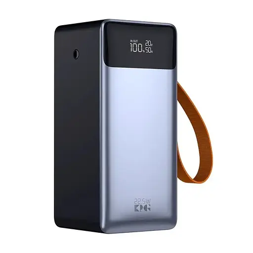 Зовнішній акумулятор King Power KPG-507 50000 mah 22.5W QC3.0 LED + 2 вбудованих кабеля - фото 4