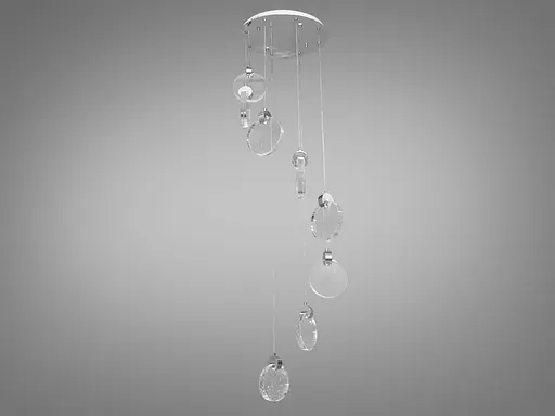 Сучасна світлодіодна люстра потужністю 24W - фото 2