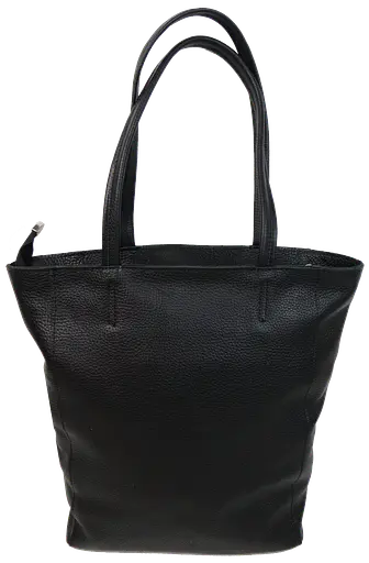 Женская сумка из натуральной кожи Borsacomoda черная sum0028733 - фото 3