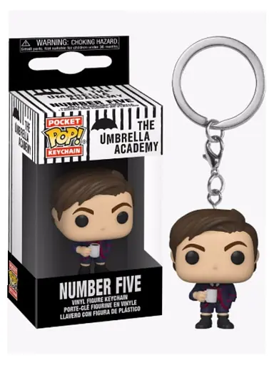 Фігурка-брелок Funko Pop П'ятий Академія Амбрела The Umbrella Academy Number Five 4см TUA NF KC - фото 1