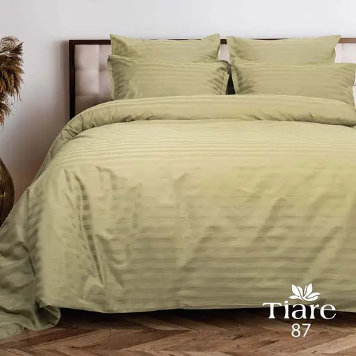 Комплект постельного белья Tiare евро сатин страйп 87 87-ev