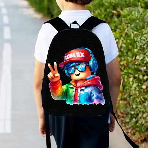 Рюкзак детский Роблокс 34х27 см ранец Roblox городской с принтом для мальчика (00503)