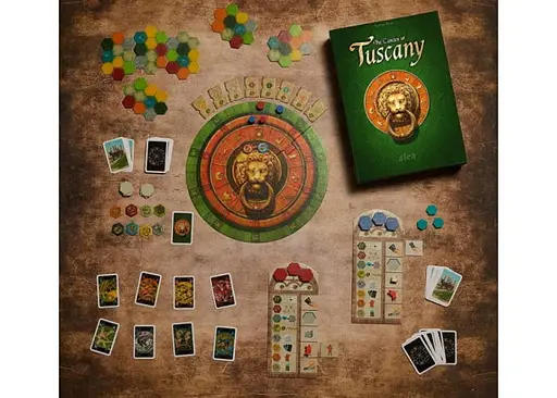 Настольная игра Alea Замки Тосканы (The Castles of Tuscany) (англ.) (PS051) - фото 4