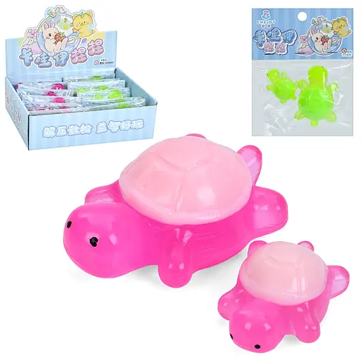 Іграшка черепаха, 2 шт. (8 см, 5 см), антистрес, MS4632 (В асортименті) - фото 2