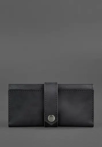 Кожаный портмоне 3.0 черный Crazy Horse - фото 3