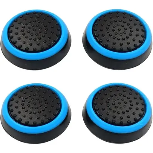 Накладки на стики Thumb Grips 4-pack для PS4-PS5-Xbox Black-Blue [122998] - фото 2