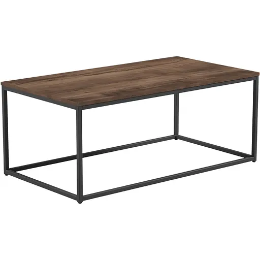 Стіл журнальний лофт Orange-Line ОП-192 600х1100х450 мм Чорний/Дуб Бароко рістретто