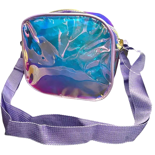 Детская сумка Куромы голографическая 17×15×6 см (24-496) - фото 3