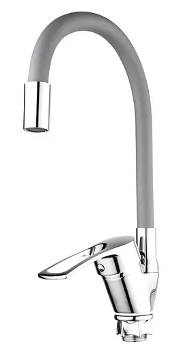 Змішувач для кухні Mixxus Fany 011 з гнучким виливом MI6288 Хром - фото 1