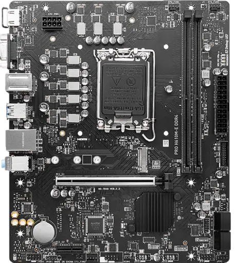 Материнська плата MSI PRO H610M-E LGA 1700 (PRO H610M-E)