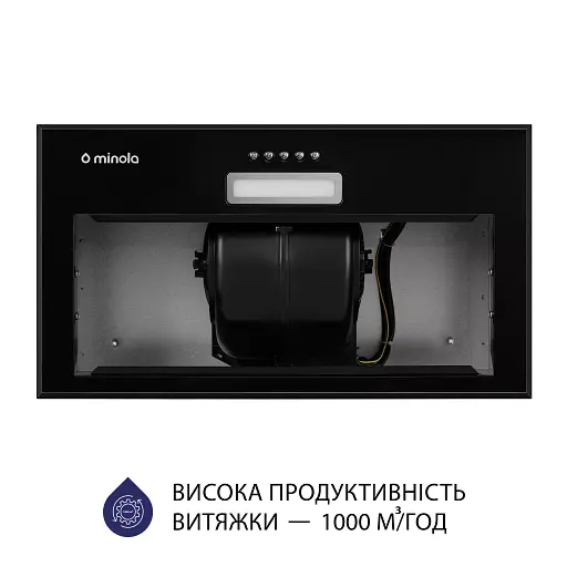 Витяжка повновбудована Minola HBI 5614 BL 1000 LED - фото 5