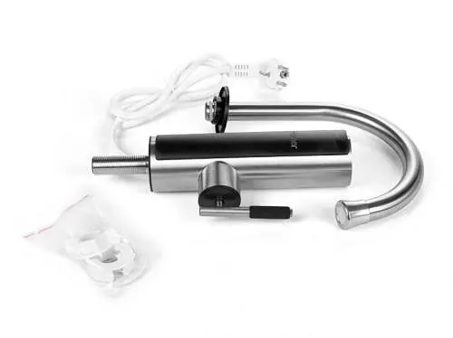 Водонагреватель проточный Holmer HHW-412SL 3000 W механическое управление IPX4 автопредохранитель 16 А Inox - фото 5