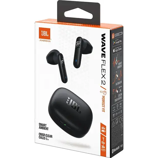 Навушники JBL TWS Wave Flex 2 Black (JBLWFLEX2BLK) - фото 10