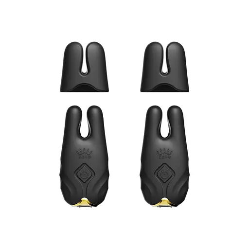 Вібратор для грудей Zalo Nave Obsidian 6.3 см чорний - фото 11