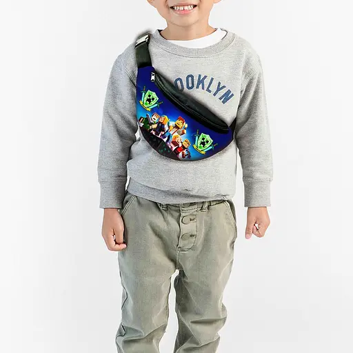 Набір дитячий Майнкрафт Кріпер "Minecraft" рюкзак 36х27см сумка-бананка, кружка з принтом для хлопчика (01551) - фото 3