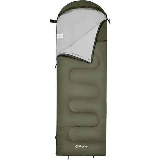 Спальный мешок KingCamp Oasis 250 Comf +12°C / Lim +7°C / Extr -3°C Olive